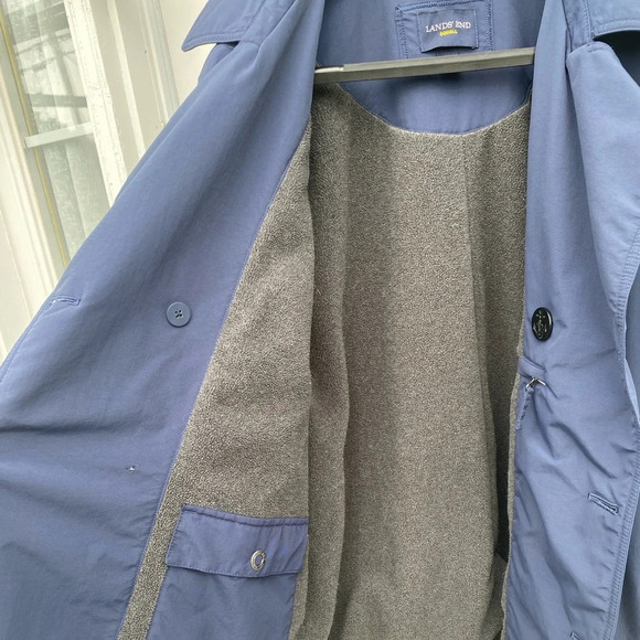 Lands’ End Squall Fleece Lined Peacoat Jacket, Size Large 42-44 - Picture 6 of 13